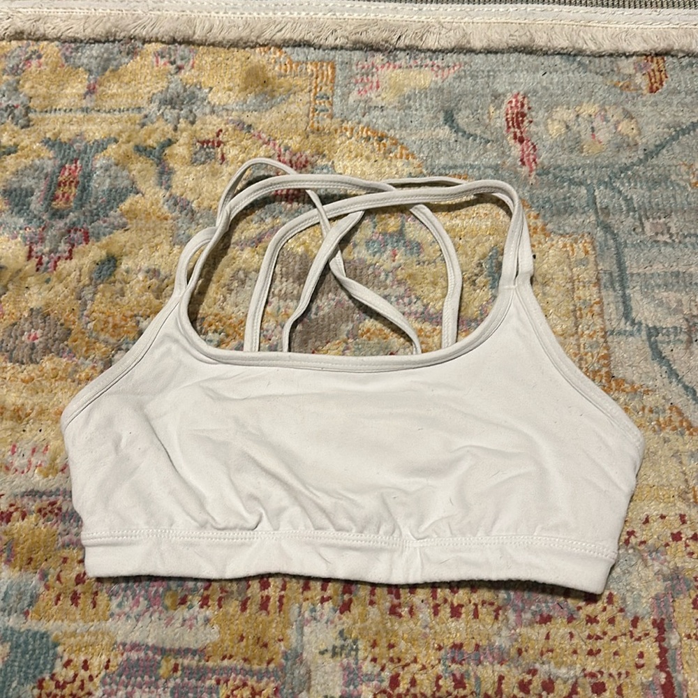 Athleta Bra Top White Womens Size Small 0